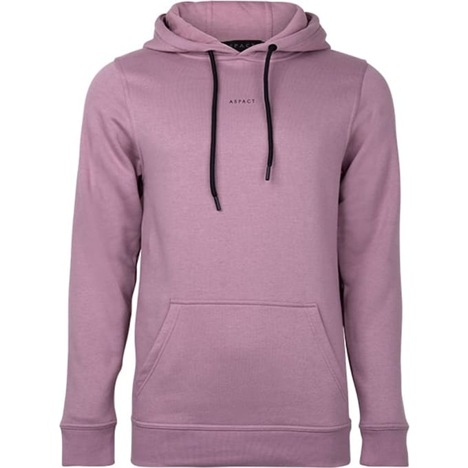 ASPACT  Back Logo Hoodie Elderberry Taglia: L | Felpe con cappuccio Outlet | Unisex