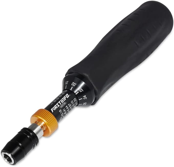 Instelbare Momentschroevendraaier 1/4 inch - 0.1 tot 1.2 Nm - Met Snelwissel Bit Houder