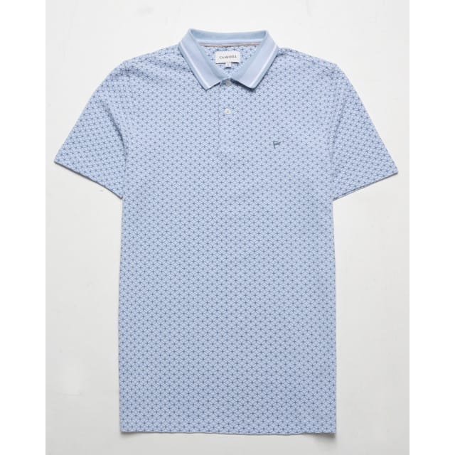 Campbell Stanson aop polo met korte mouwen