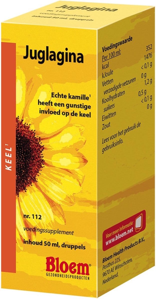 Bloem Juglagina - 50 ml - Voedingssupplement