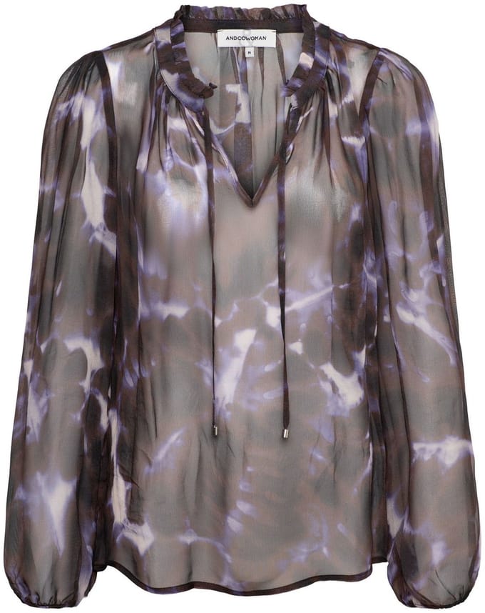 ANDREA PURPLE TIE-DYE IB-Iris multi - S