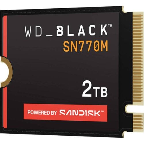 Western Digital WD_Black™ SN770M 2 TB NVMe/PCIe M.2 SSD 2230 harde schijf WDBDNH0020BBK-WRSN