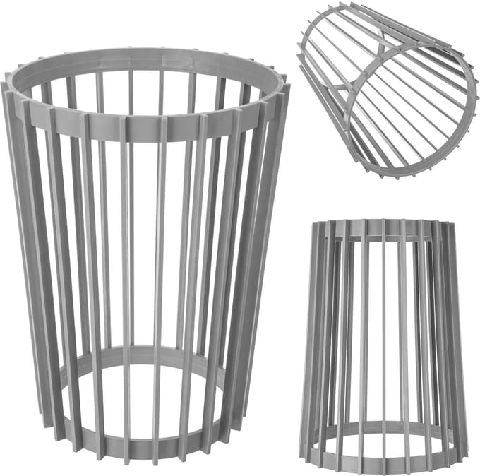 Aytre dubbelzijdige plantenstandaard 40 cm platina
