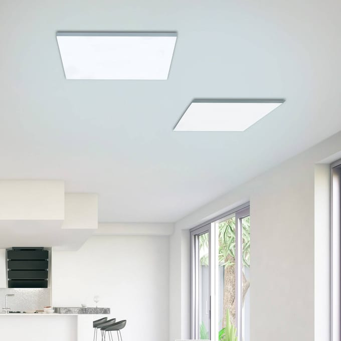JUST LIGHT. GmbH LED plafondlamp Canvas, tunable white, 60 cm