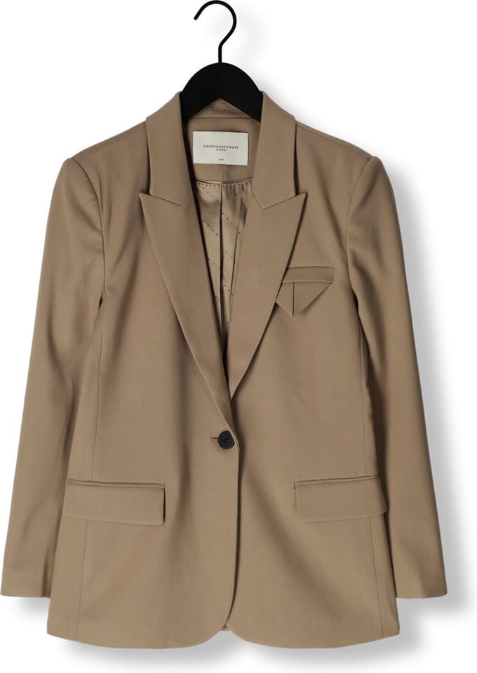 Copenhagen Muse Cmtailor-ja Blazers Dames - Taupe - Maat S