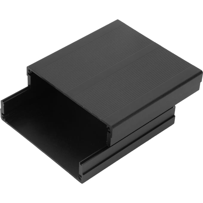 Mat Zwart Aluminium Printplaat Instrumentenkast Behuizing Elektronisch Projectgeval