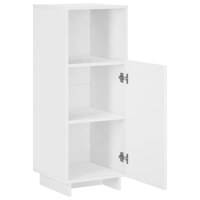 vidaXL - Badkamerkast - Wit - 36,5 - x - 38 - x - 95 - cm - Bewerkt - hout
