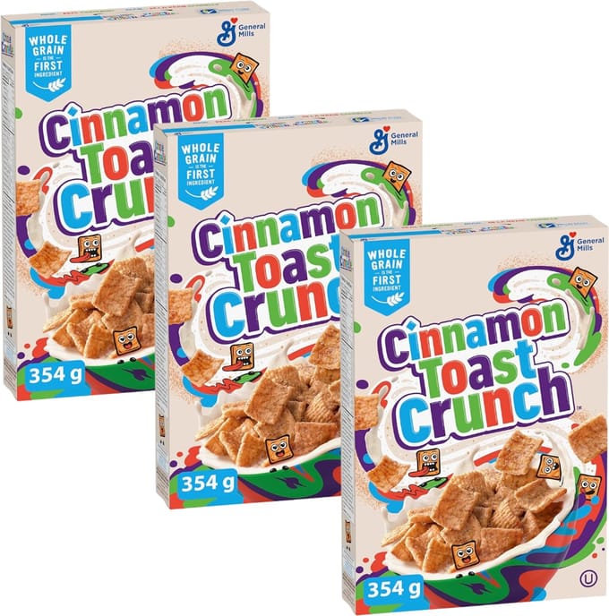General Mills - Cinnamon Toast Crunch - 3 x 354 g