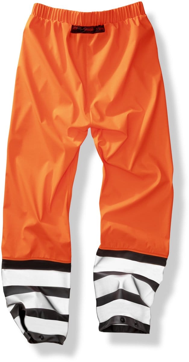 Result Heavy Duty Prism PU Safe & Dry Trouser with Recycled Backing RT508 - Fluorescent Orange/Black - M