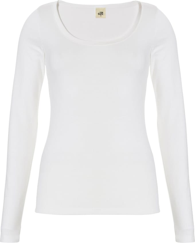 Ten Cate thermo long sleeve snow white voor Dames | Maat M