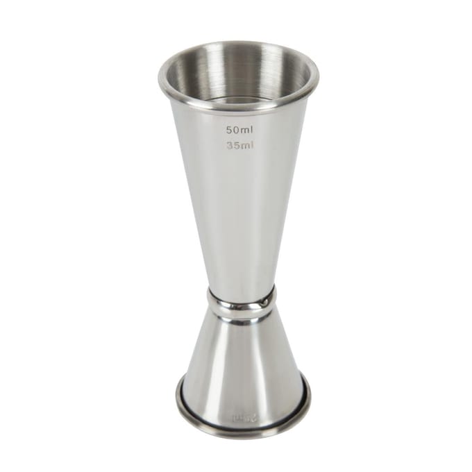Basicbartools Barmaatje. Jigger 25/50 cl -  Mezclar serie Stainless Steel
