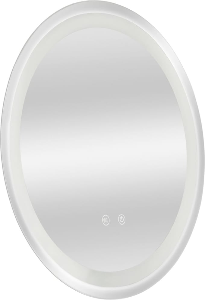 LED spiegel rond Maratea Ø60x3 cm zilverkleurig