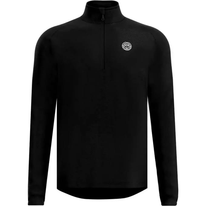 BIDI BADU Crew Longsleeve Heren-Zwart