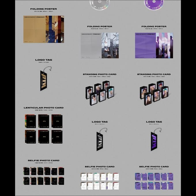 P1Harmonie [DESHARMONIE : [DÉCOUVREZ-LE] 3ème Mini Album Random, No poster black