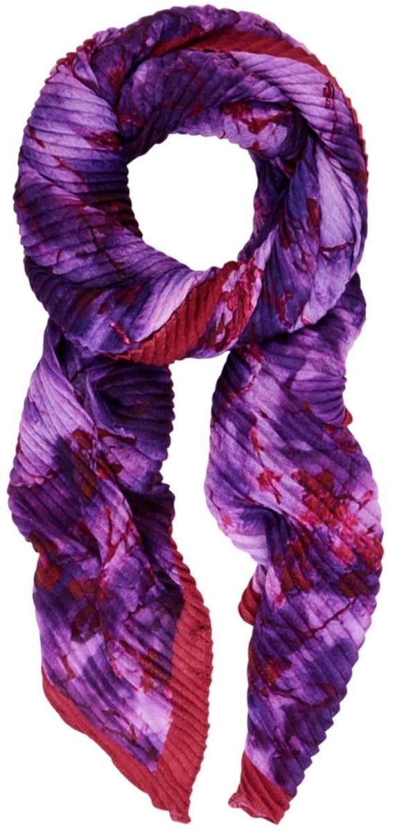 Desigual sjaal Alina Rectangle Foulard Cereza paars