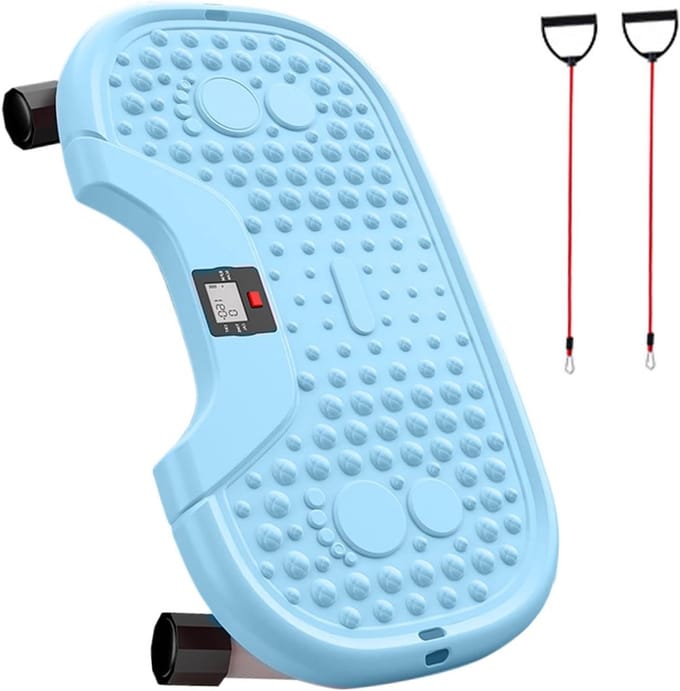 Fitness Stepper - Mini Trainer - Thuis Trainen - Stille Werking - Compact Ontwerp - Blauw