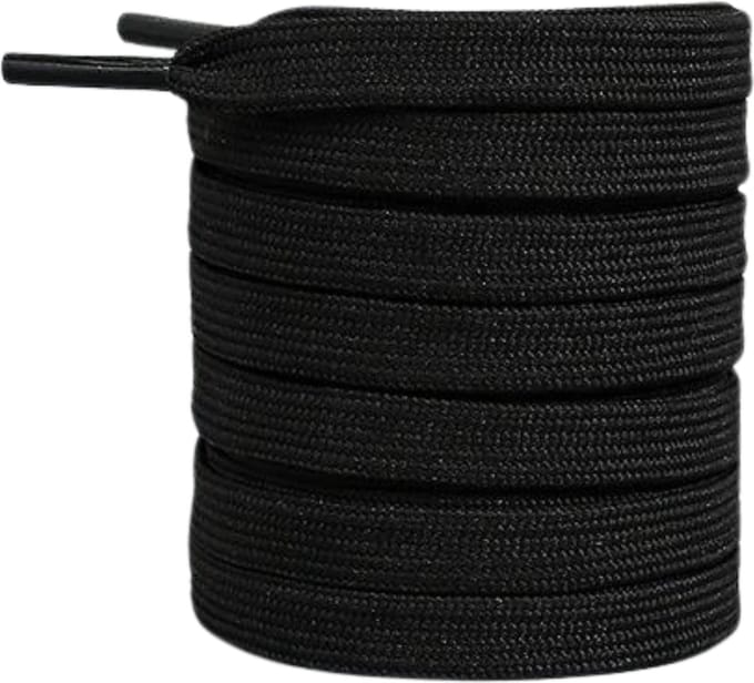 Veters Plat - Schoenveters - Laces - 120 CM - Zwart