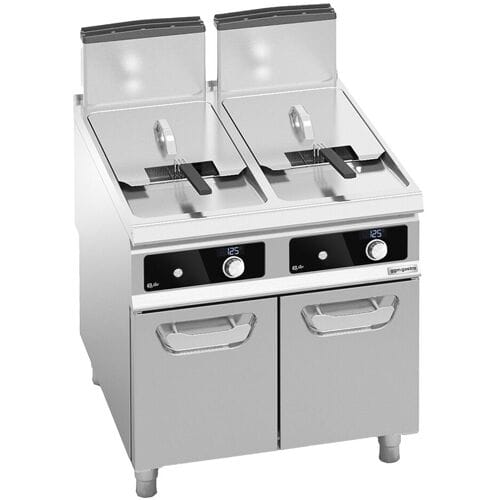 GGM Gastro Gas Doppelfritteuse - 20+20 Liter - 35 kW - Bflex Digital
