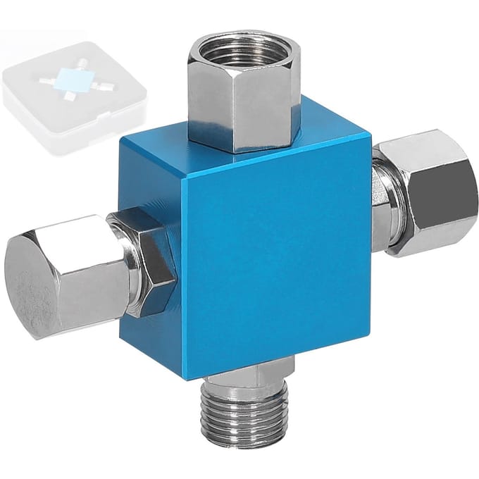Compacte Driewegconnector Veelzijdige Airbrush Compressor Splitter voor Verbeterde MultiTool veelkleurig