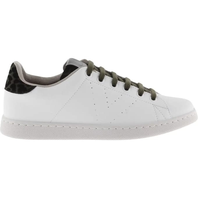 Dames sportschoenen van imitatieleer Victoria Leopard