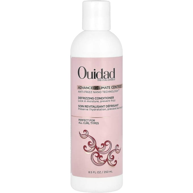 Ouidad AdvancedClimium Control®, après-shampooing anti-frisottis, pour tous types de boucles, 8,5 fl oz (250 ml) white