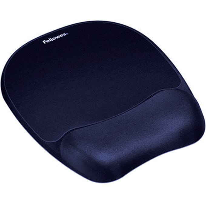 Fellowes Muismat met polssteun - Ergonomisch - Memoryfoam - Blauw
