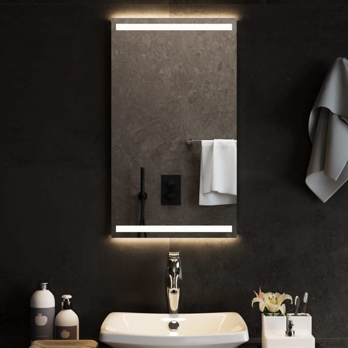 vidaXL - Badkamerspiegel - LED - 40x70 - cm