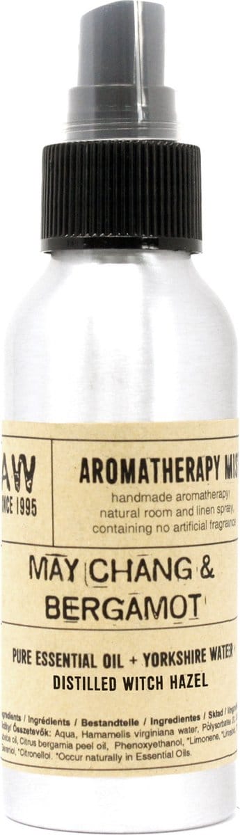 Ancient wisdom - mei chang en bergamot - spray - etherische olie nevel spray - 100ml - aromatherapie - kamerspray
