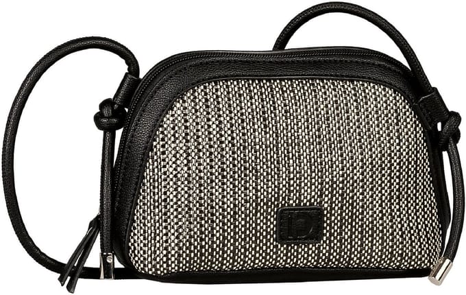 TOM TAILOR schoudertas Madelyn Crossbody Bag Mixed Black zwart