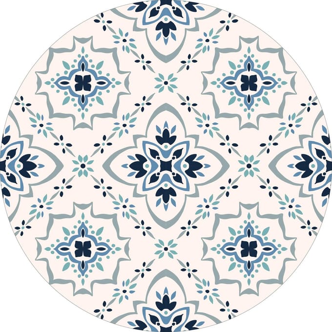 Vinyl | Vloerkleed vinyl rond | 3 | 140 cm Rond