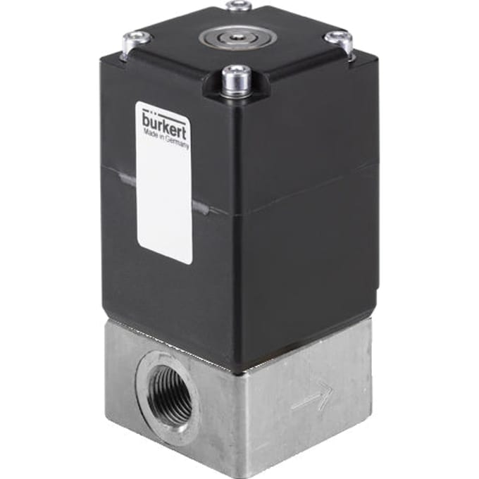 Magneetventiel G1/2'' NC RVS PCTFE -1-2bar/-15-29psi 24VDC 2875 262044
