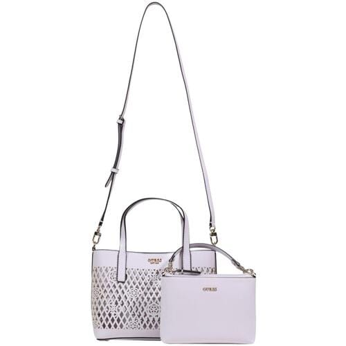GUESS handtas schoudertas Letty 2 In 1 Mini Tote Lilac paars