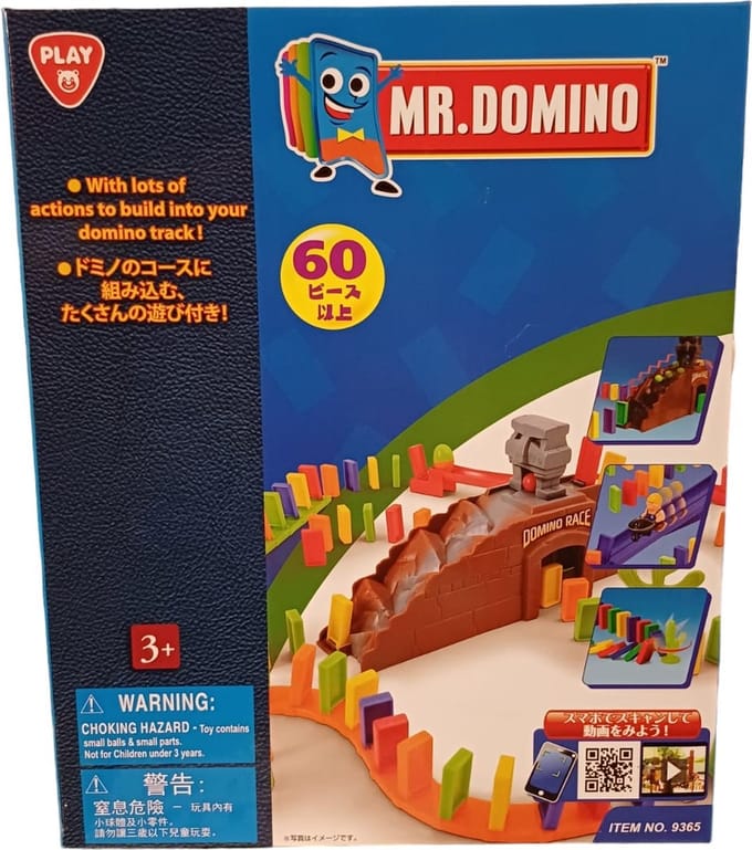 Playgo - Domino Tornado Speelset, 60dlg - jonotoys