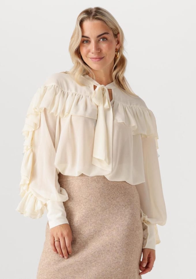 Notre-V Nv-glenda Dames - Jurken - Creme - Maat M