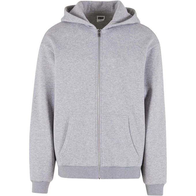 Urban Classic Fluffy Jas Met Capuchon Grijs