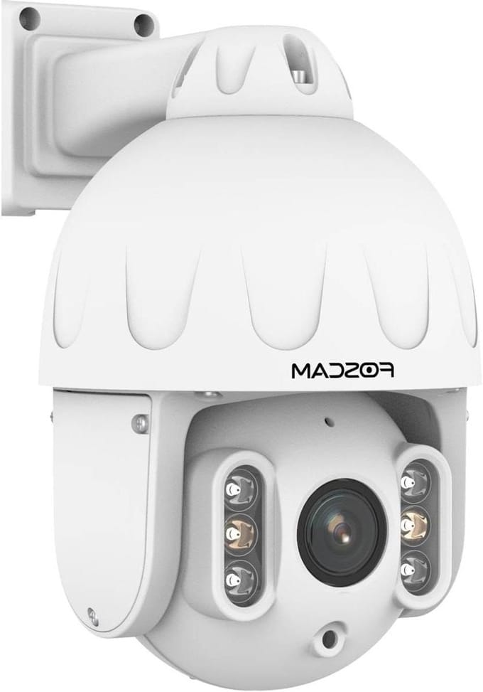 Beveiligingscamera - PTZ camera - Woning beveiligen - 4x optische zoom - 8 MP UHD - Wit