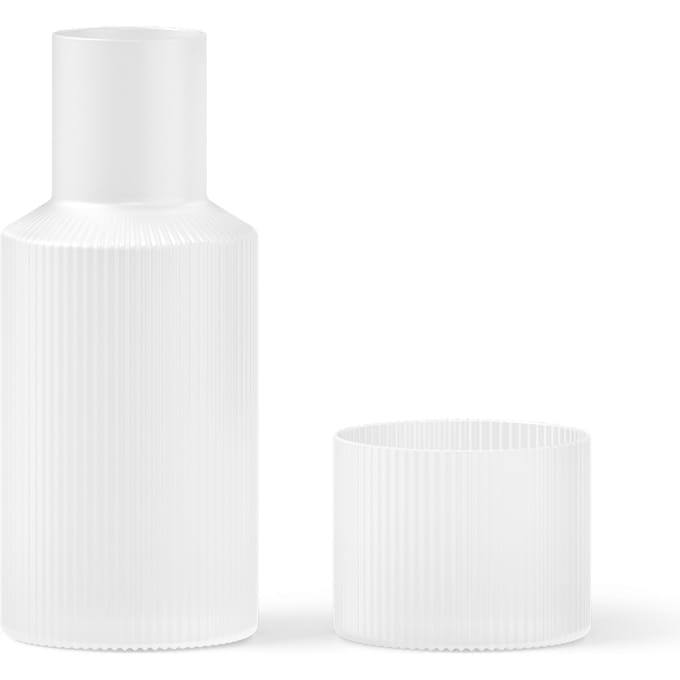 Ferm Living Ripple Karafset - frosted