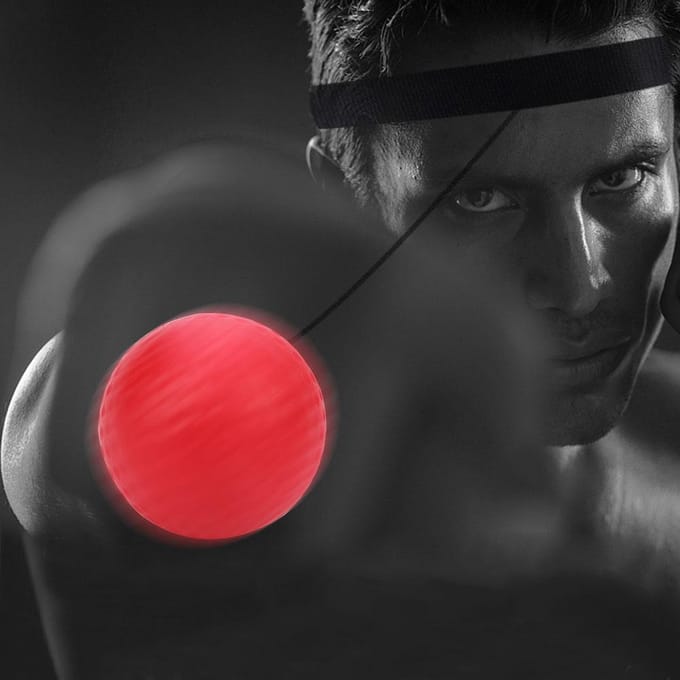 Reactietraining Apparatuur Vecht Stoot Reflexbal Met Hoofdband voor Boksen Stressverlichting red