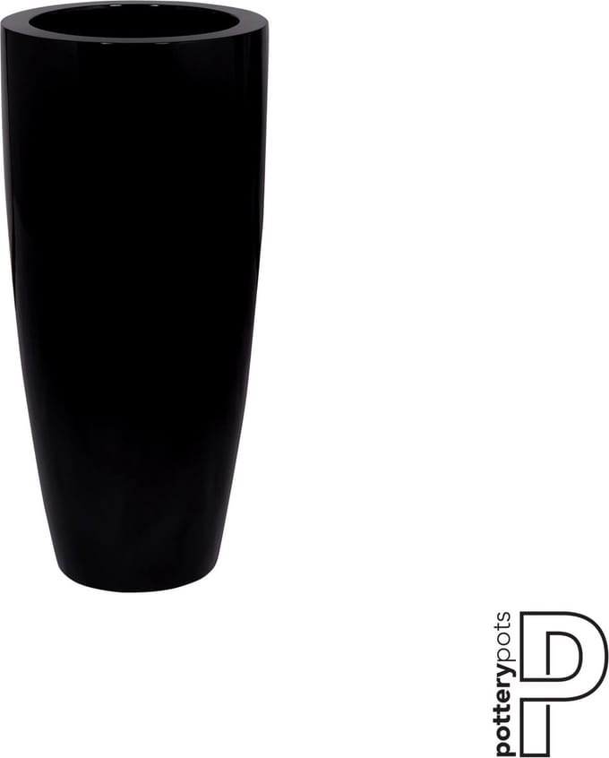Pottery Pots - Bloempot - Zwart - D37 x H80 cm - Opening 32 cm