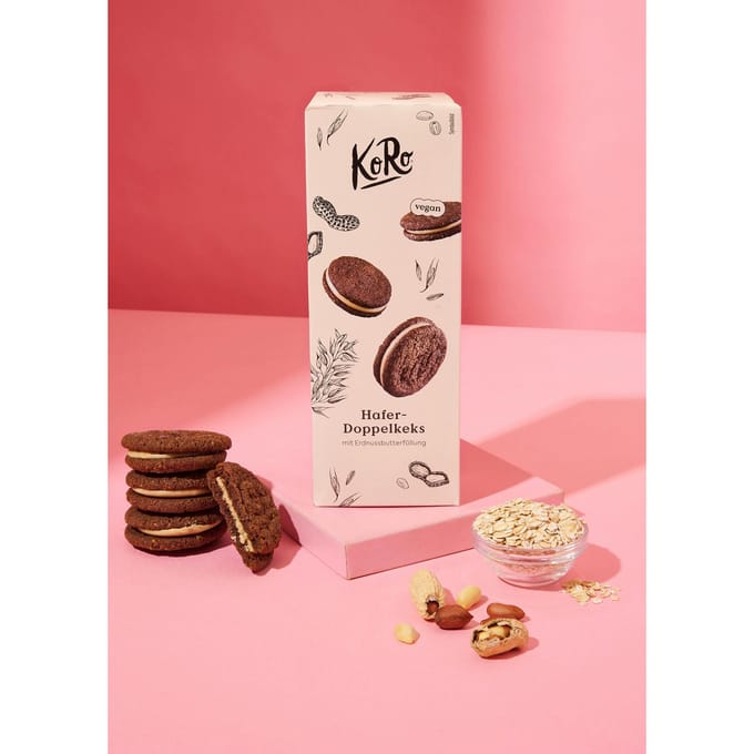 Haverkoekjes met pindakaasvulling 180 g