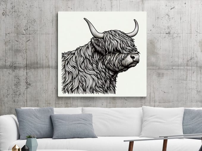 Kunstprint | Wanddecoratie | Dibond | 20 × 20 cm