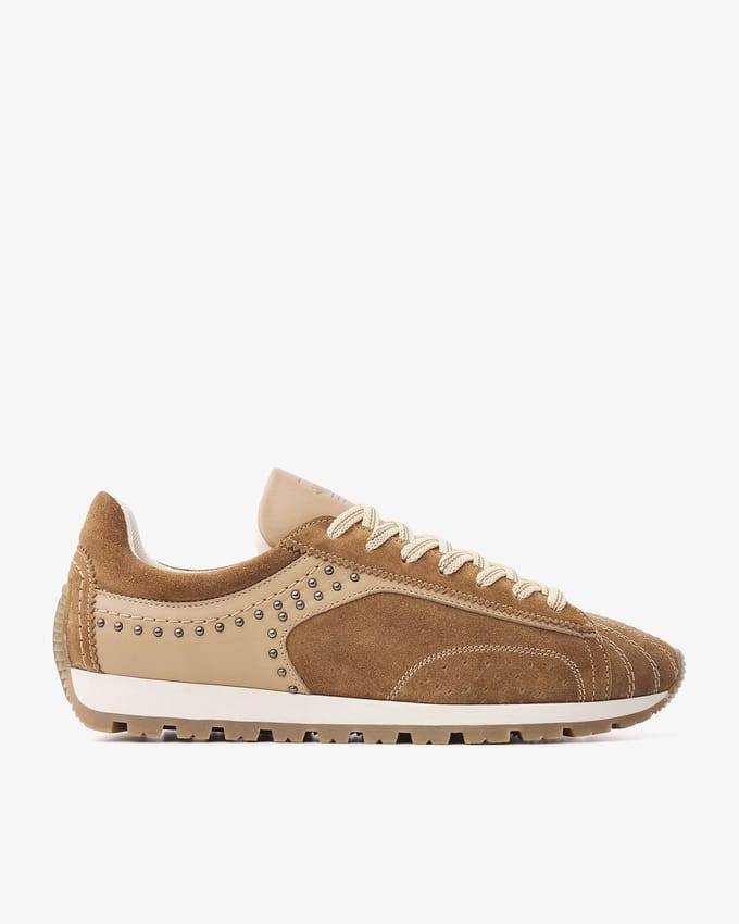 VIA VAI Scott Kyle Sneakers Dames - Leer,Suède - Beige - Maat 42