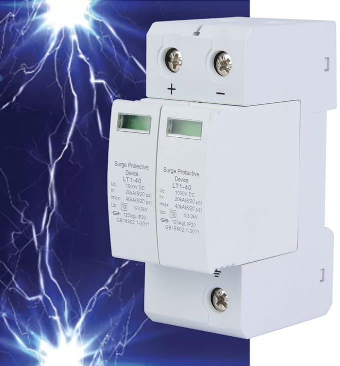 Dailygoods - 2P40KA Surge Protector - Overvoltage Bescherming voor Thuis - 40A 1000V