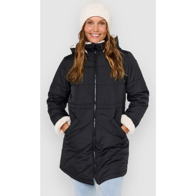 Rip Curl Anti-Series Anoeta Long Line Jas zwart