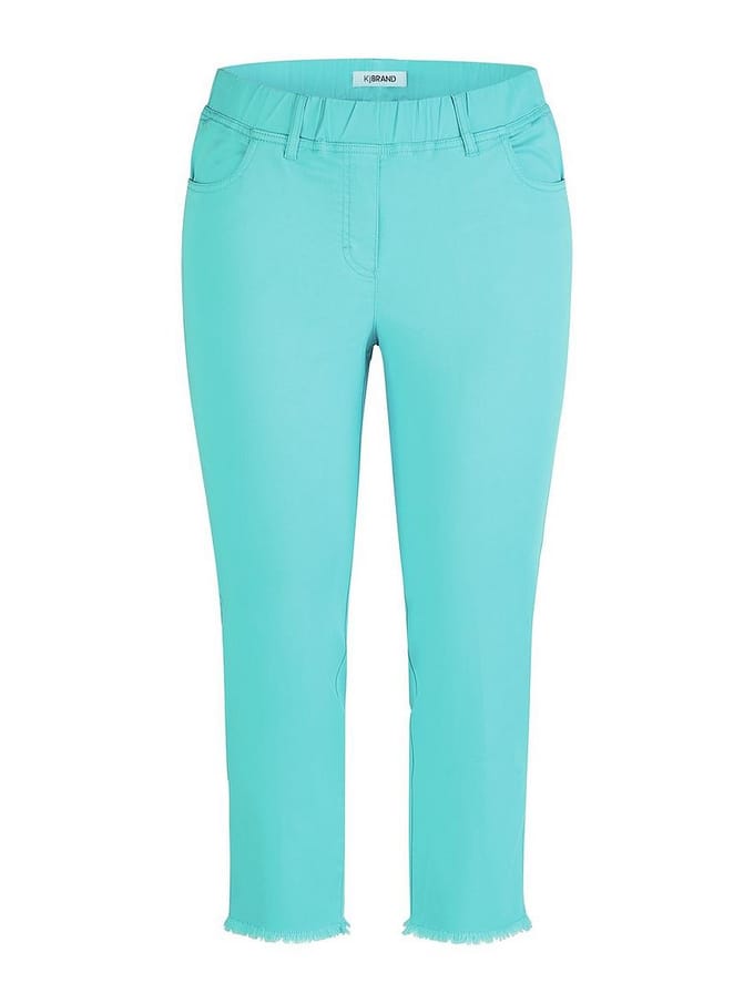 7/8-broek Van KjBrand turquoise