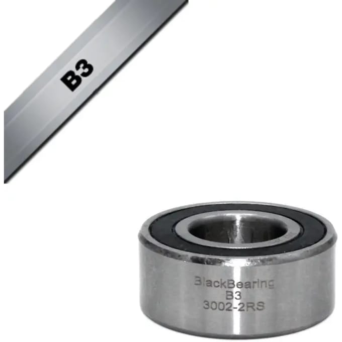 Lager Black Bearing B3 - 3002-2RS - 15 x 32 x 13 mm