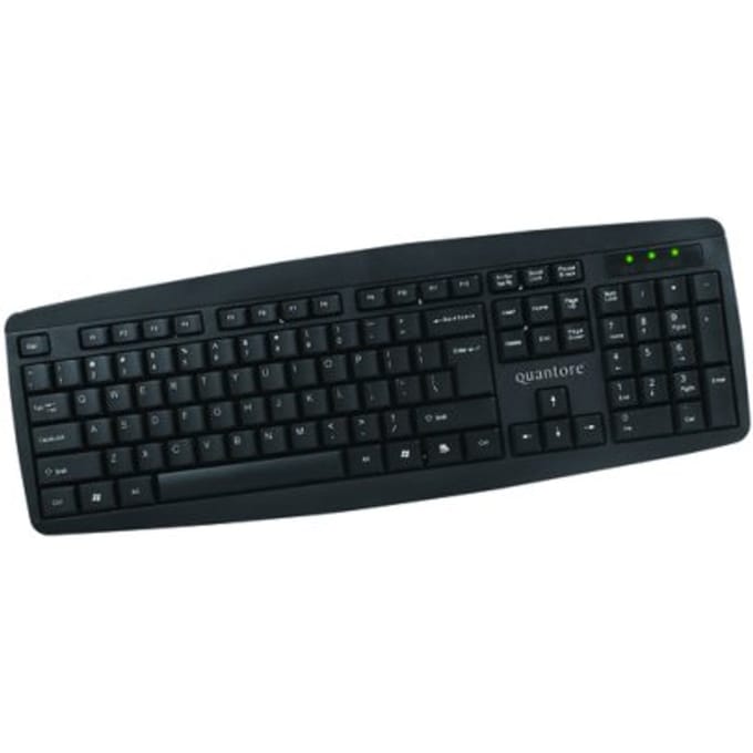 Toetsenbord quantore - zwart - 1 stuk