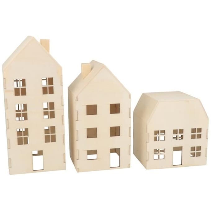 Artemio 3 houten huisjes