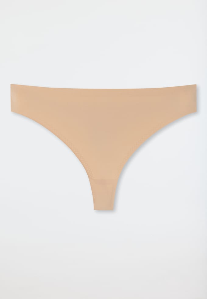 SCHIESSER Invisible Soft string (1-pack) - dames string microfiber esdoorn