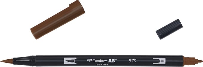 Tombow Brush pen - ABT 879 - Dual Brushpen - Brown - Bruin